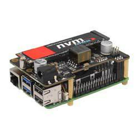 X1012 POE Ethernet Power Supply PCIe To M.2 NVMe SSD Expansion Board for Raspberry Pi 5