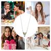 Wearable Vase Necklace Delicate Bouquet Pendant Chain Can Hold Real Or Dried Flowers. A Simple DIY Jewelry Gift Set for Women