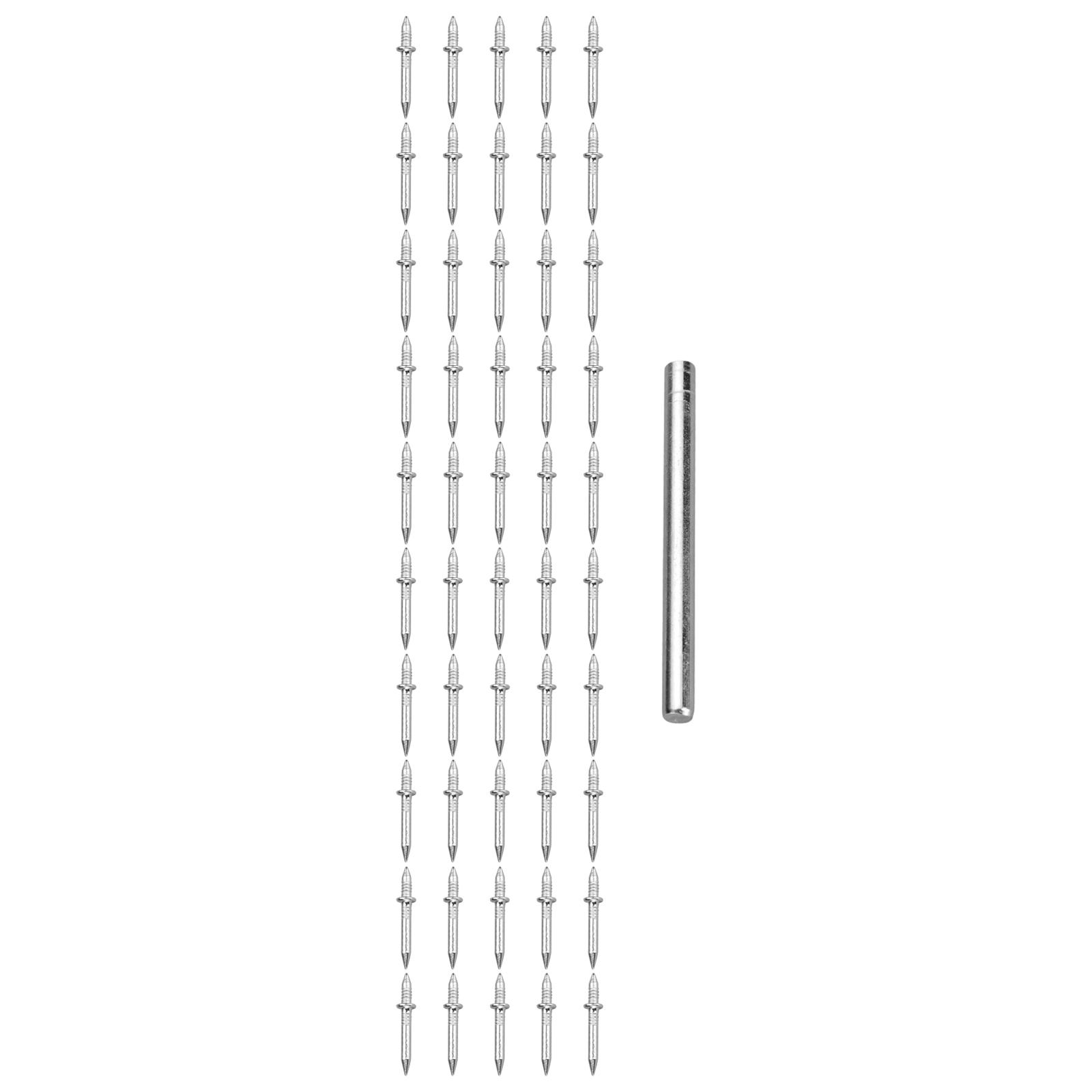 

Double-Headed Skirting Thread Seamless Nail Non Marking, Double Headed Nail For Baseboards, Screw For Trim Installation, Seamless Nails One Size