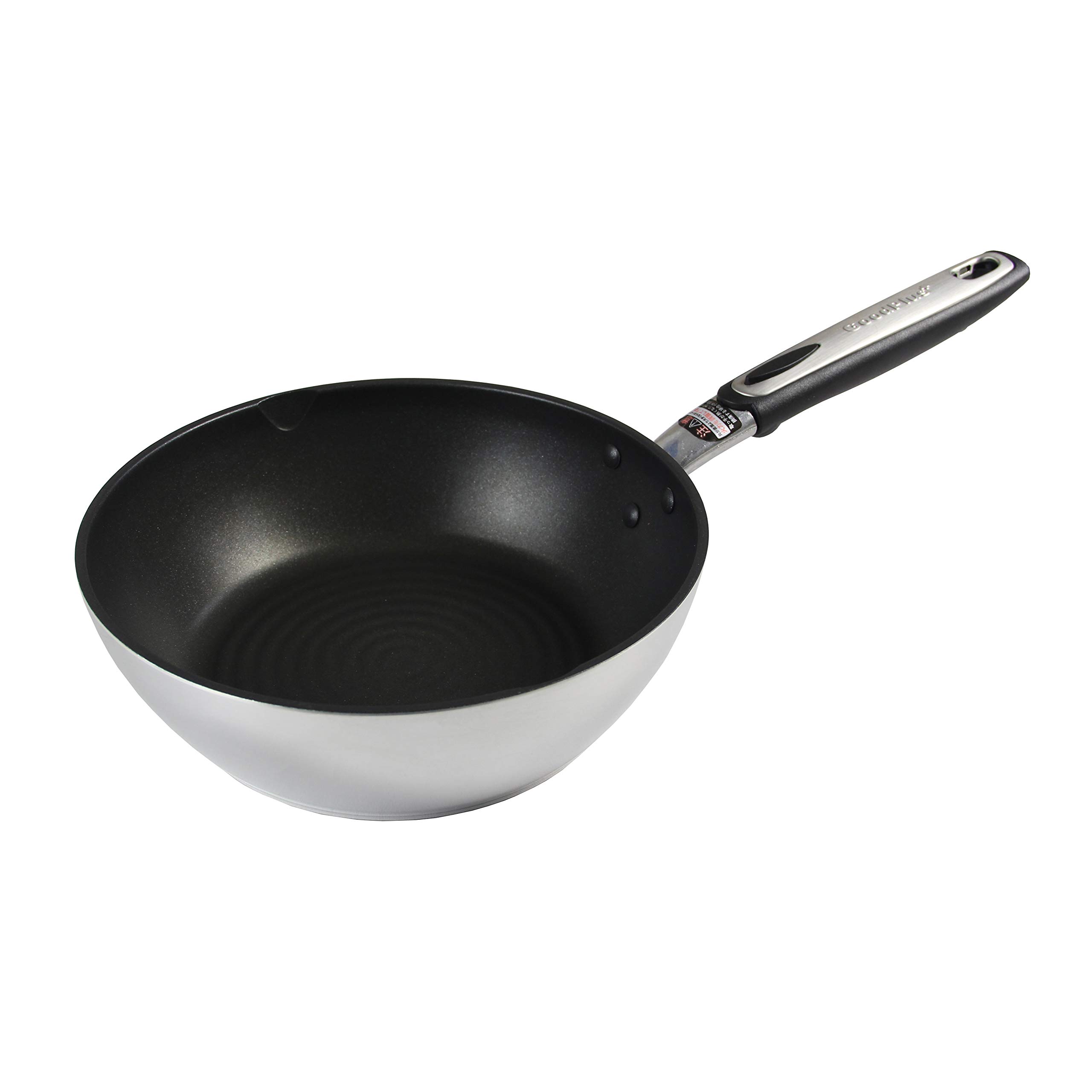 

Сковорода Goodplus литая газовая глубокая сковорода 22 см Производительность литой алюминий Жарка в коробке [Ультралегкий] [Высокая сковорода] [Сделано в Японии] [Подарок в комплекте]