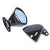 1 Pair Left & Right Vintage Classic Universal Car Racing Door Wing Side Rearview Wing Mirrors 2PC