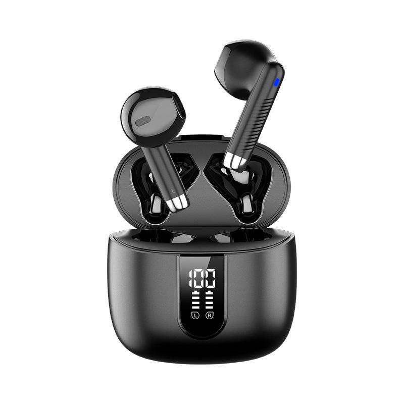 

High definition digital reality wireless bluetooth headset bluetooth in-ear headset call noise reduction stereo sound чорний