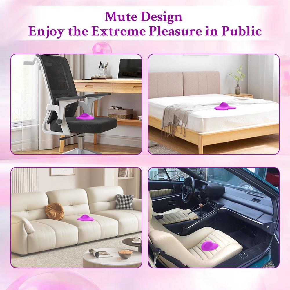Sitzkissenvibrator App-Fernbedienung 10 Modi Vibrierender Klitorismassager Butt Plug Stimulator Masturbator Sexspielzeug für Frauen