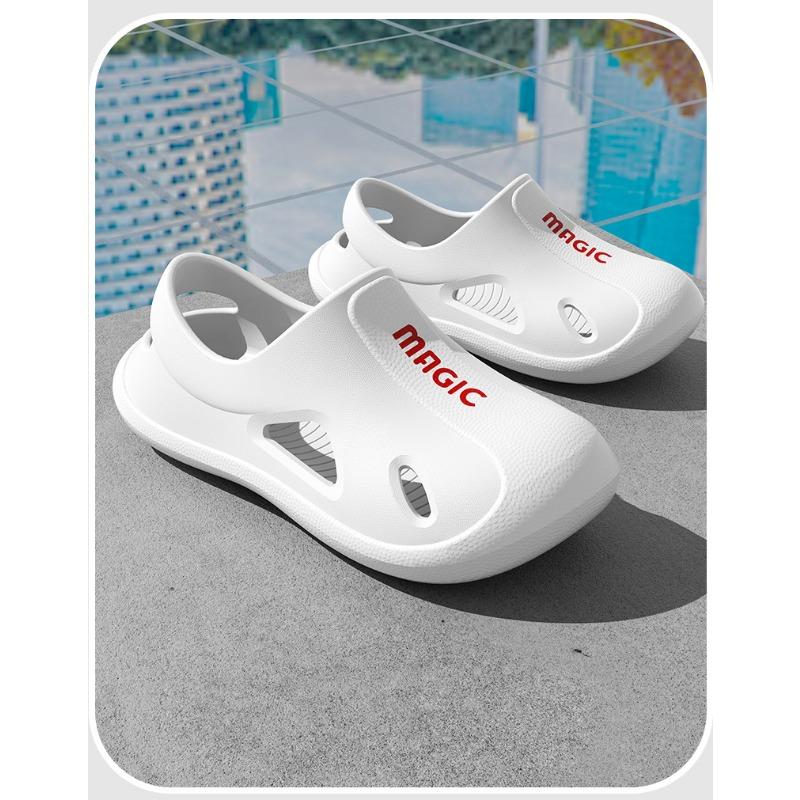Men's Hollow-Out EVA Non-Slip Lightweight Summer Sandals Breathable Casual Beach Shoes