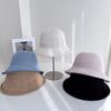 Rolled Edge Women Bucket Hat Thin Basin Hat Fashion Fisherman's Hats  Summer