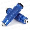 Foot Peg Step Bar Bike Step Tandem Step Pedal Knurled CNC Aluminum General Purpose Left and Right Set (Blue)