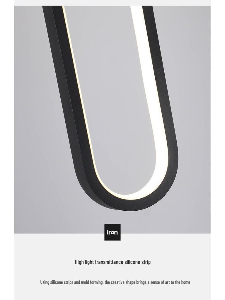 Nordický minimalistický moderný luster do spálne alebo obývacej izby
