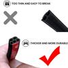 10m Universal Car Door Seal Strip, Double-Layer Thickened Noise Reduction, Waterproof Automotive Weather Stripping, 5-Hole