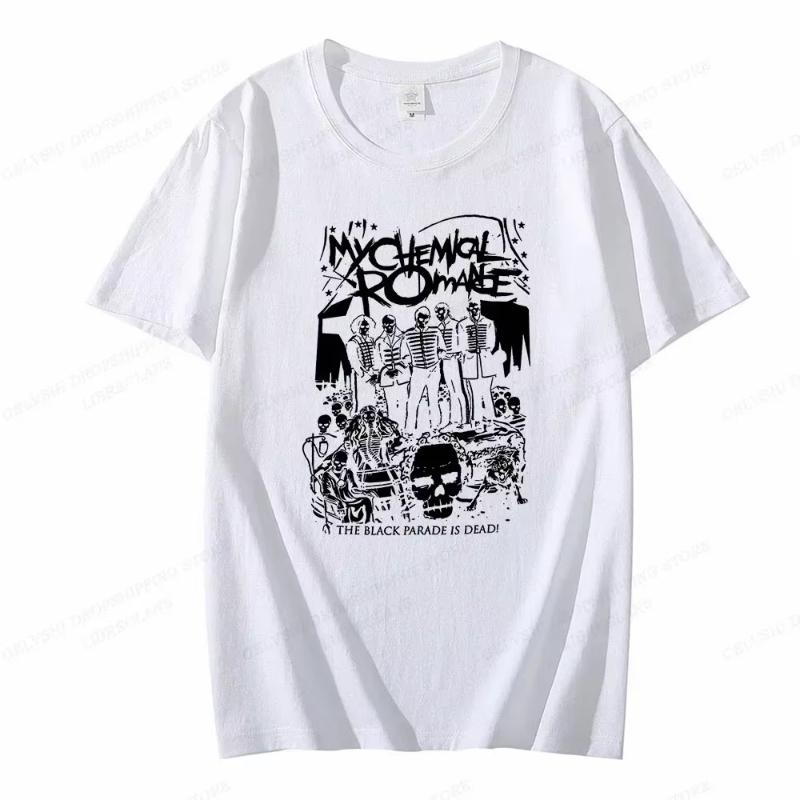 

My Chemical Romance T Shirt Women Fashion T-shirts Cool Hip Hop Men Tshirt Casiual Summer Vintage Anime Unisex Top Tee - Men ... S разноцветный