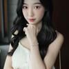 Korean Natural White Stone Butterfly Bracelets Stainless Steel for Women New Fashion Classics Jewelry Gifts