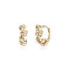 poery Knot Hoops_Gold