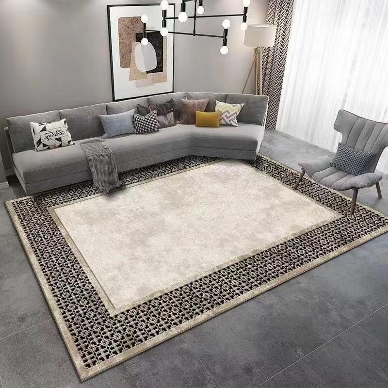 Living Room Carpet Dirt Resistant and Easy To Maintain Bedside Carpet Sofa Coffee Table Large Area Carpet