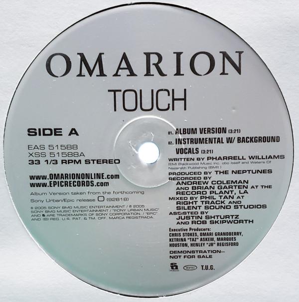 

12inch Record OMARION - Touch EAS51588 Epic, Sony Urba 2005 US Soul/Funk Used