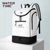 WATERTIME Swimming Bag with Dry And Wet Separation, Diving And Snorkeling Backpack, Beach Storage Bag, White