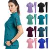 1 Set Nursing Tunic Suit Trousers Sets Woman Scrub Set Short-sleeved Top-Pants Beauty Salon Surgical Uniforms Nurses Uniforms