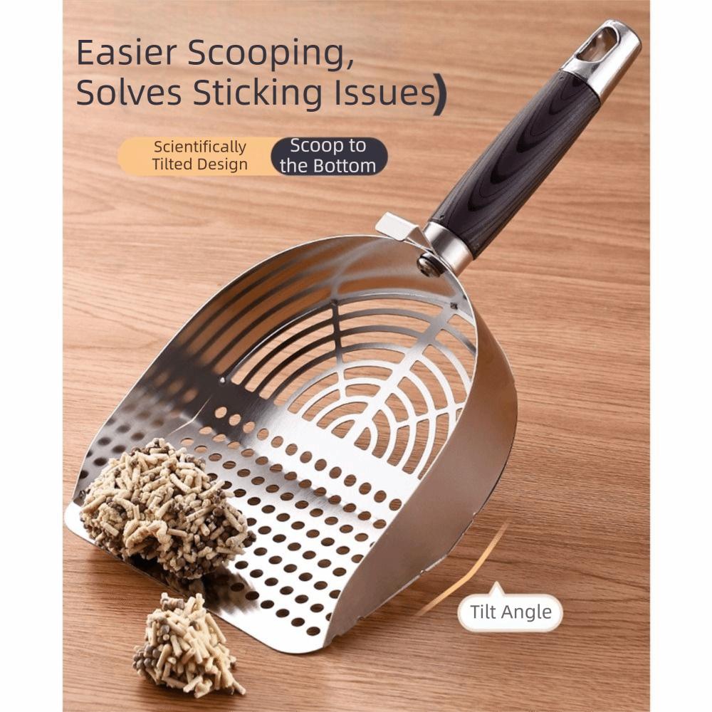 Long Handle Cat Litter Scoop Deep Shovel Toilet Garbage Picker Litter Box Scooper  Pet Supplies