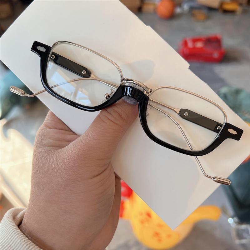 New Oval Sunglasses Women's Metal Mirror Leg Half Frame Sun Glasses Brand Designer Luxury Lady Eyewear UV400