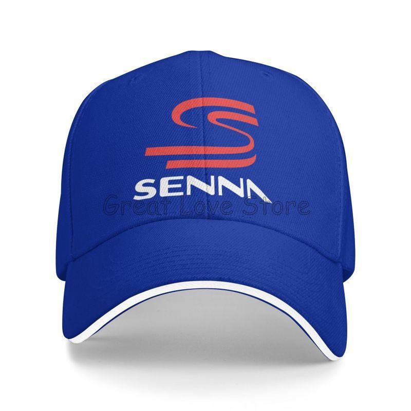 Coole Ayrton Senna Print Sandwich Baseballkappe Motocross Racing Fischerhut Papa Hut Unisex Snapback Hüte für Reisen Wandern Angeln