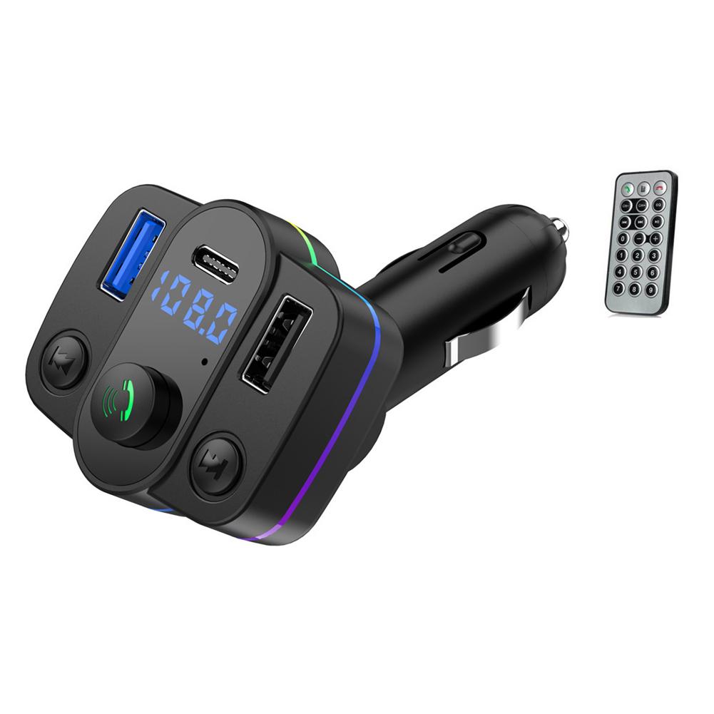 Car Charger Fast Charging Bluetooth Mp3 Player Hands-free PD/QC3.0 M42/ M39/ M45 Button Style With Ambient Light