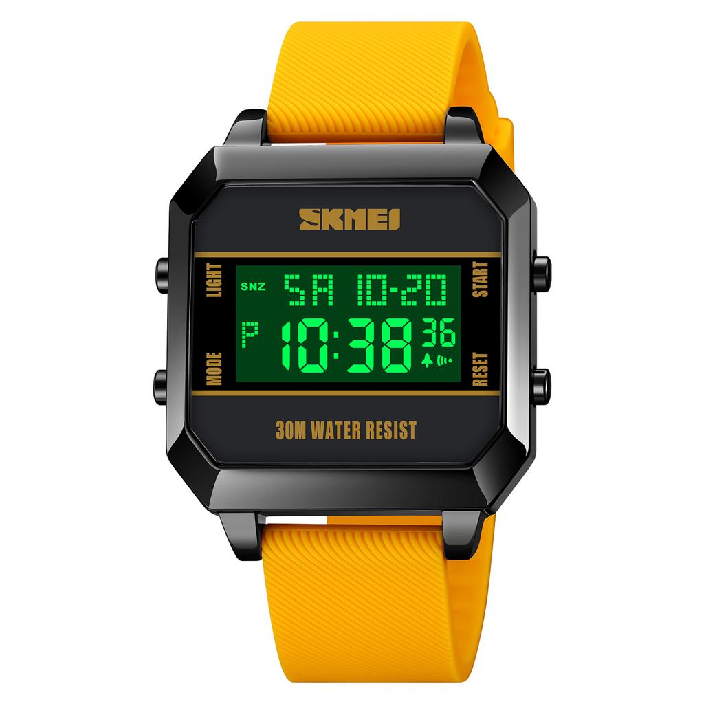 Skmei Digital Watch for Men Women 30M WR Backlight Wrist Watches 1/100 Second Stopwatch Daily