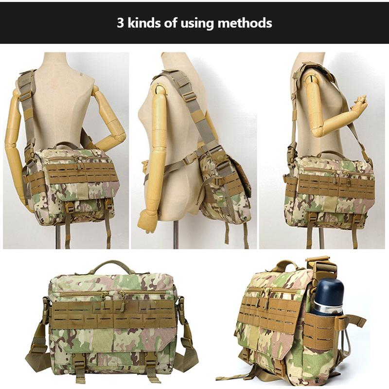 Laptop Bag Tactical Messenger Bags Computer Backpack Camping Outdoor Travel Bag Handbags For Men