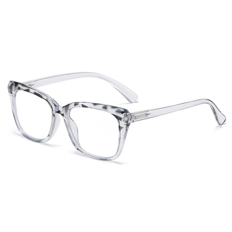 Ladies' Large-frame Cat's Eye Reading Glasses Fashionable High-definition Anti-blue Light Far-sighted Glasses with A Diopter Up To +4.0
