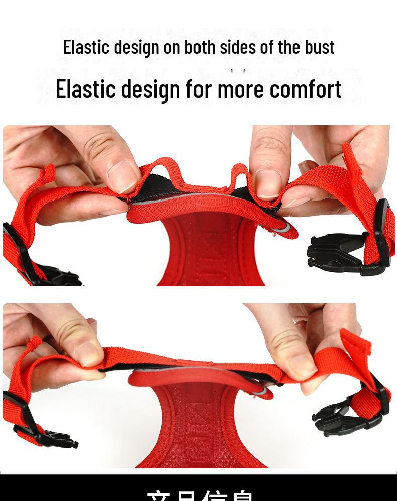 Adjustable Anti-Breakaway Pet Harness and Leash Set for Dogs and Cats