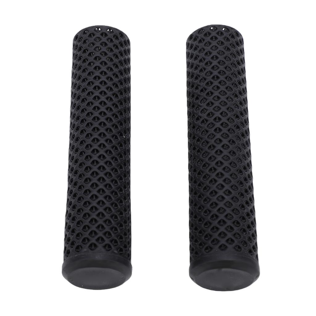 Bike Handlebar Grips 3D Printed Non Slip Shock Absorbing PU Handle Grip for Cycling Enthusiasts Commuters Indoor