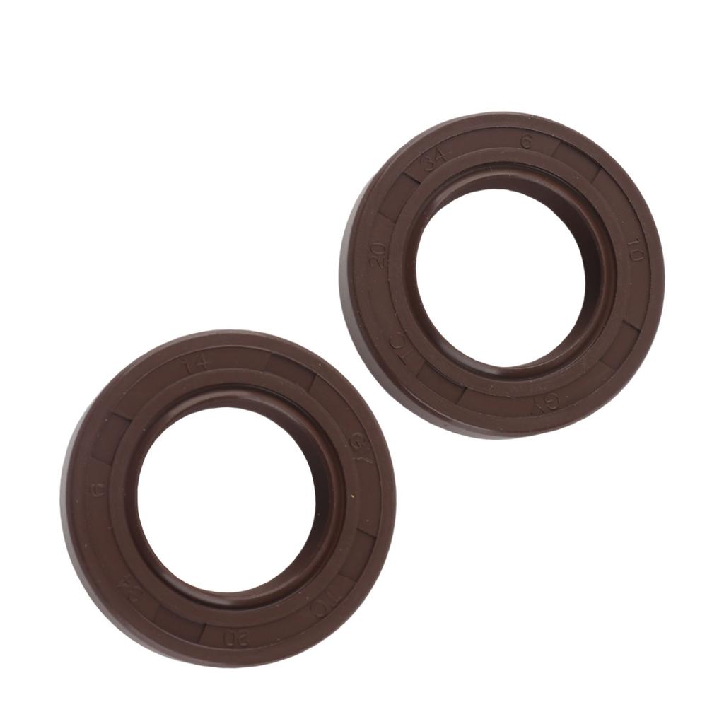 2PCS Propeller Shaft Oil Seals 93101 20M07 Boat Motor Outboard Drive Shaft Oil Seals for 2 Stroke 30HP Boat Engine