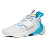 New Anta Water Flower 3 Anti Slip Wear Resistant Low Top Basketball Shoes White Blue 112121604S-6