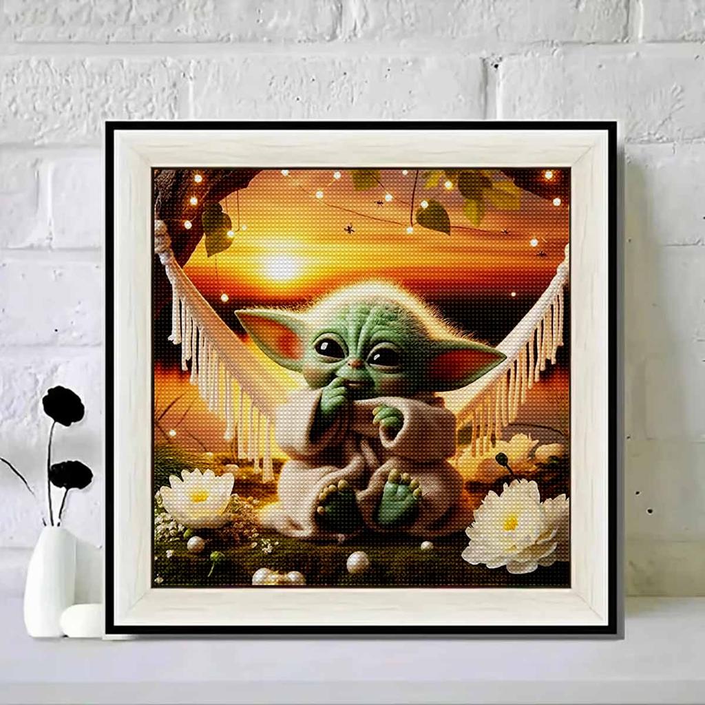 5D DIY Diamond Painting Decorative Dwarf Elves Full Round Drill Scenery Diamond Embroidery Cross Stitch Kits Home Decor Gift