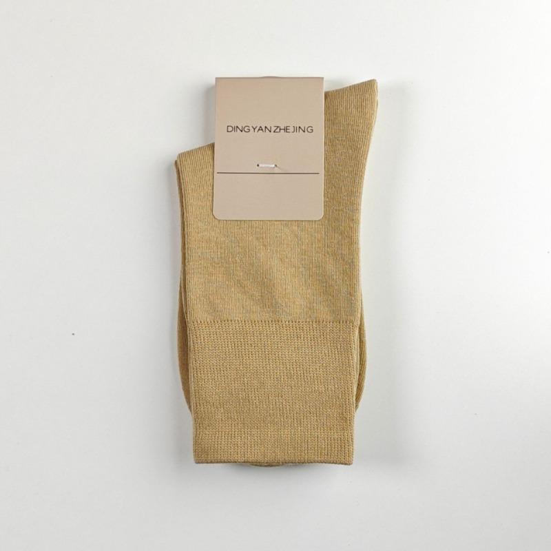 Chaussettes mi-mollet sans bord pour femmes, Anti-odeur et absorbantes, Lots de chaussettes post-partum, Chaussettes longues d'été unies