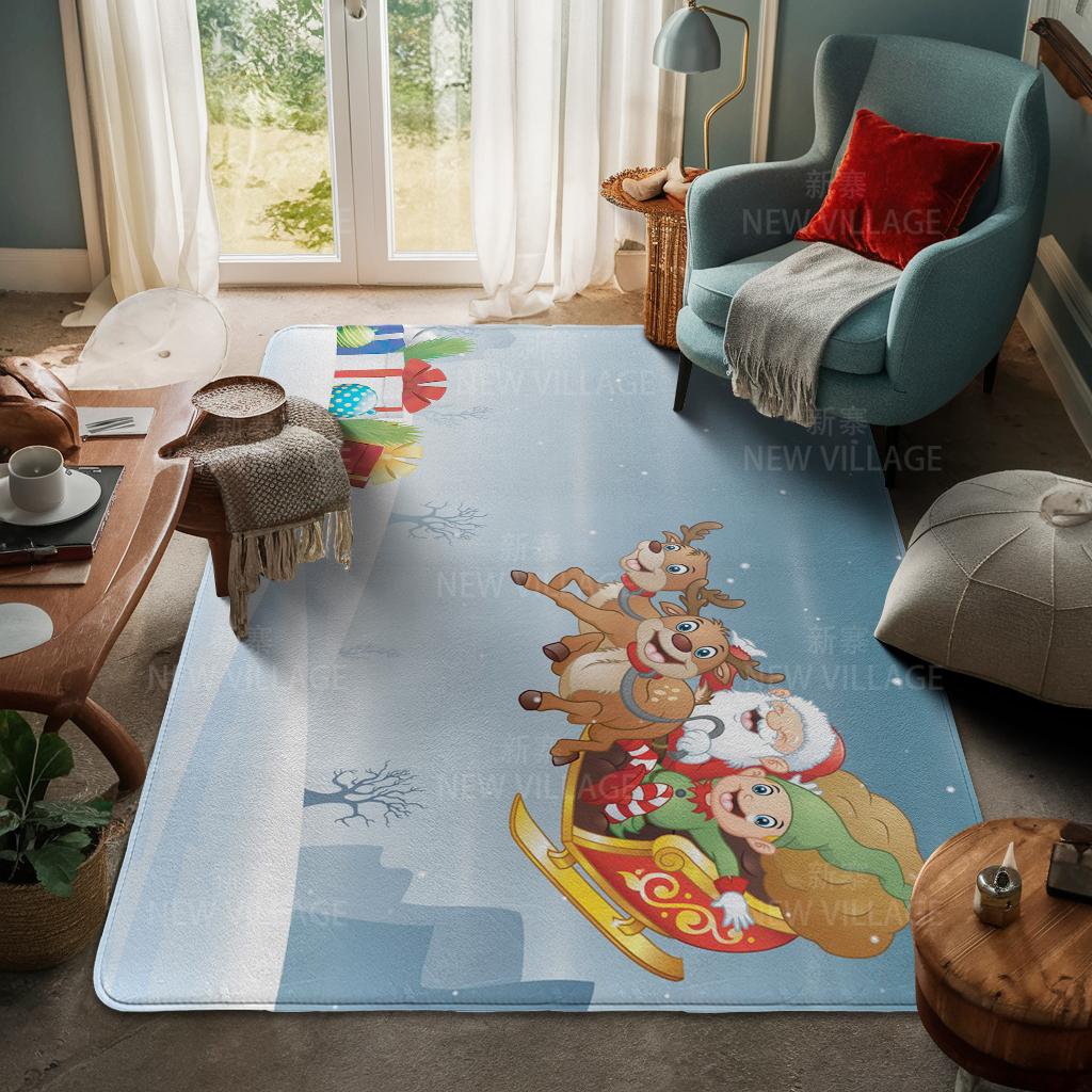 

Ковер у входа в дом Домашний коврик у двери Гостиная Ванная Комната Ноги ванная комната Нескользящие коврики с водопоглощением для ванной Счастливого Рождества зима 400mmx600mm