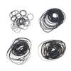 Pack of 200 Assorted Sizes Rubber Drive Belts 1mm 2mm 3mm Cassette Tape Machine Belt for Recorders Flexible