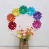Rainbow Paper Daisy Flower for Tea Party Garden Party Decor Wedding Photo Backdrop Birthday Nursery Wall Sunflowers 8 inch