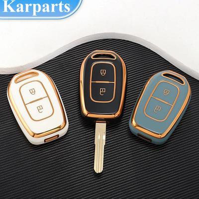 Fashion TPU Remote Key Case Cover Shell For Renault Duster Sandero Logan Clio Captur Laguna Scen 2 Buttons Keyless Accessories