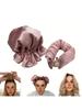 Heatless Hair Curlers Silk Satin Rollers Portable DIY Curly Styling Tool for Sleeping Hair Curls Soft Headband Ribbons Curls Set