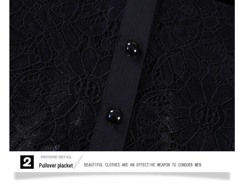 Wiosna i Jesień 2025 Damskie Bluzki z Szyfonu i Koronki - Uniwersalne Topy z Plusem Weluru.