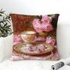 Classic Reto Oil Painting Girl  Pillow Case linen pillow case sofa home decor cushion cover cushion cove