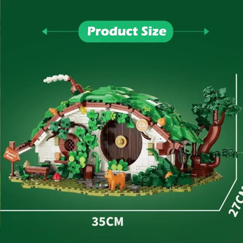 DK6031 Modelo de Casa Anã 1088 peças MOC Mercadoria de Filme de Fantasia Colecionando Brinquedos Blocos de Construção Conjunto de Tijolos para Crianças Presentes