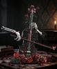 MOC Gothic Skeleton Hourglass Black Spine Sword Lost Rhyme Building Blocks Set Chord Special Dark Rose Toy Special Holiday Gifts