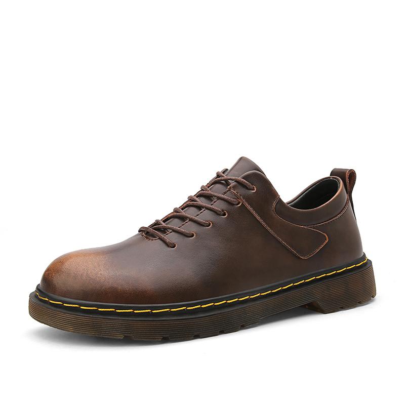 

Высококачественная мужская повседневная обувь, модные мужские туфли на плоской подошве, деловые мужские туфли-оксфорды, фирменная мягкая удобная обувь на шнуровке для отдыха на открытом воздухе 42