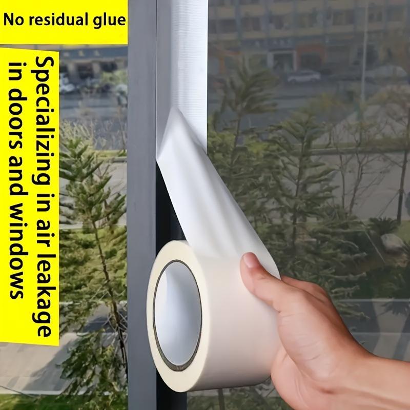 10Rolls Window Sealing Tape Draft Stopper Weather Stripping Waterproof Strong Adhesive Door Gap Seal Strip