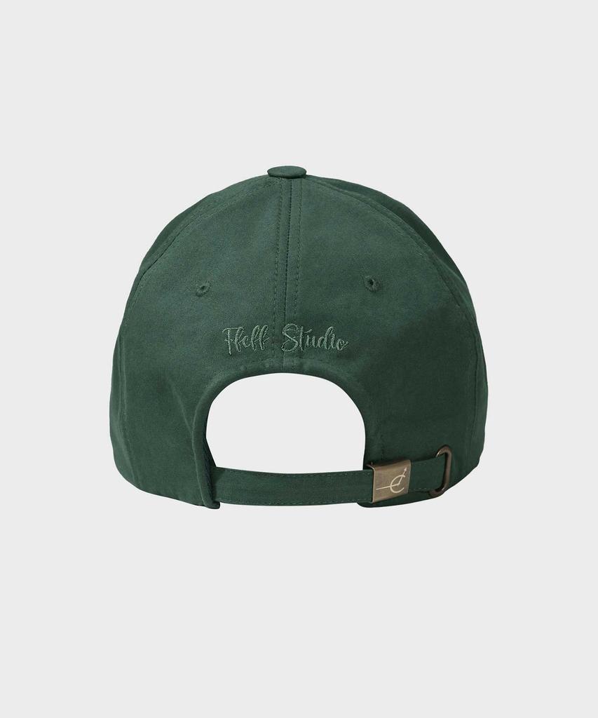 FFEFF STUDIO Washed Cotton Wappen Ball Cap (Dark Green)