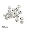 62KD for Cross Round Beads 5mm Unfinished 100pcs/set Catholic Christian Bead Decor