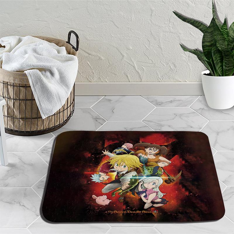 Covorul The Seven Deadly Sins desen animat sufragerie dormitor covor balcon baie covor antiderapant covor exterior cadou de zi