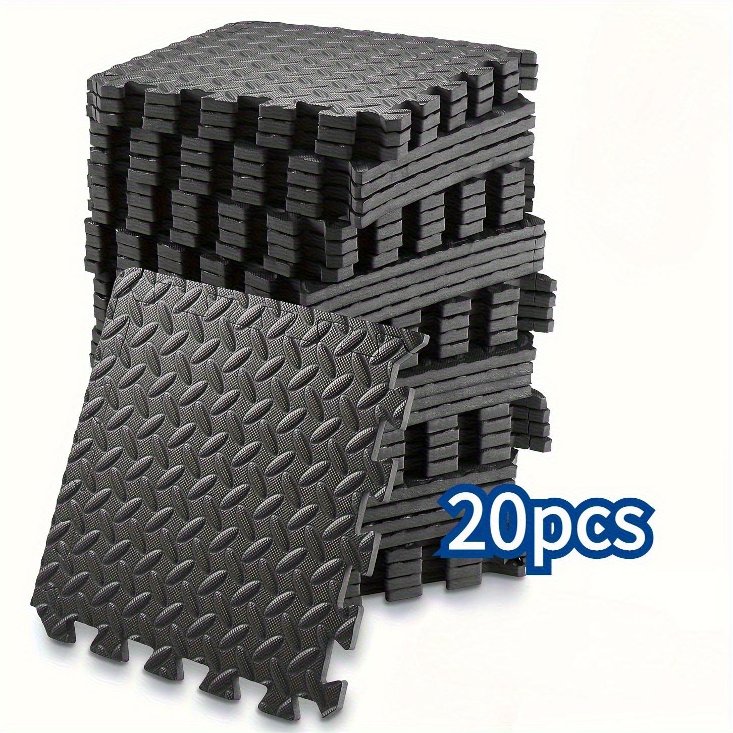 

20/48pcs EVA Foam Mat, Non-Slip Interlocking Exercise Mats for Home Gym, Yoga, and Pilates – Locking Edge Design, Shock Absorption, Fitness Floor Pads 12in
