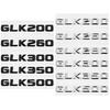 Modified Car Trunk Emblem Sticker Letter Badge Decals Decoration for  GLK200 GLK260 GLK280 GLK300 GLK350 GLK500