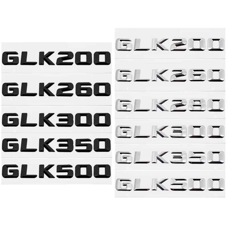 Modified Car Trunk Emblem Sticker Letter Badge Decals Decoration for  GLK200 GLK260 GLK280 GLK300 GLK350 GLK500
