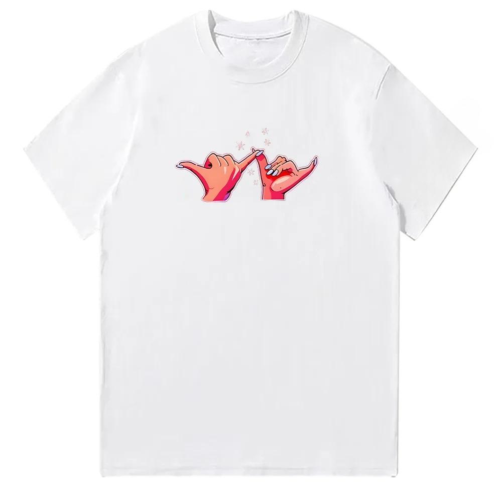 Tee Fashion O-neck High Street Y2k Tops in Summer Cotton T Shirts Unisex Short Sleeve  Clothes  Loose Casual T-shirt for Women